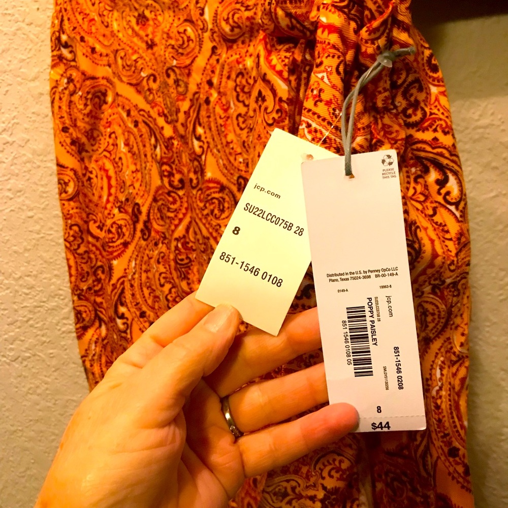Liz Claiborne faux-wrap skirt